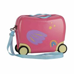 Vaikiškas lagaminas Koor, XS, rožinis kaina ir informacija | Lagaminai, kelioniniai krepšiai | pigu.lt