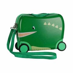 Vaikiškas lagaminas Koor, XS, žalias kaina ir informacija | Lagaminai, kelioniniai krepšiai | pigu.lt