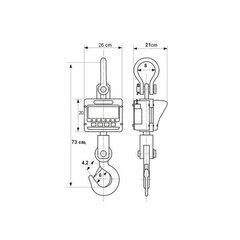 Steinberg Systems SBS-KW-5TE цена и информация | Весы (бытовые) | pigu.lt