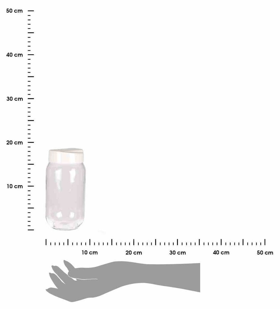 Indelis su dangteliu, 1000 ml kaina ir informacija | Maisto saugojimo  indai | pigu.lt