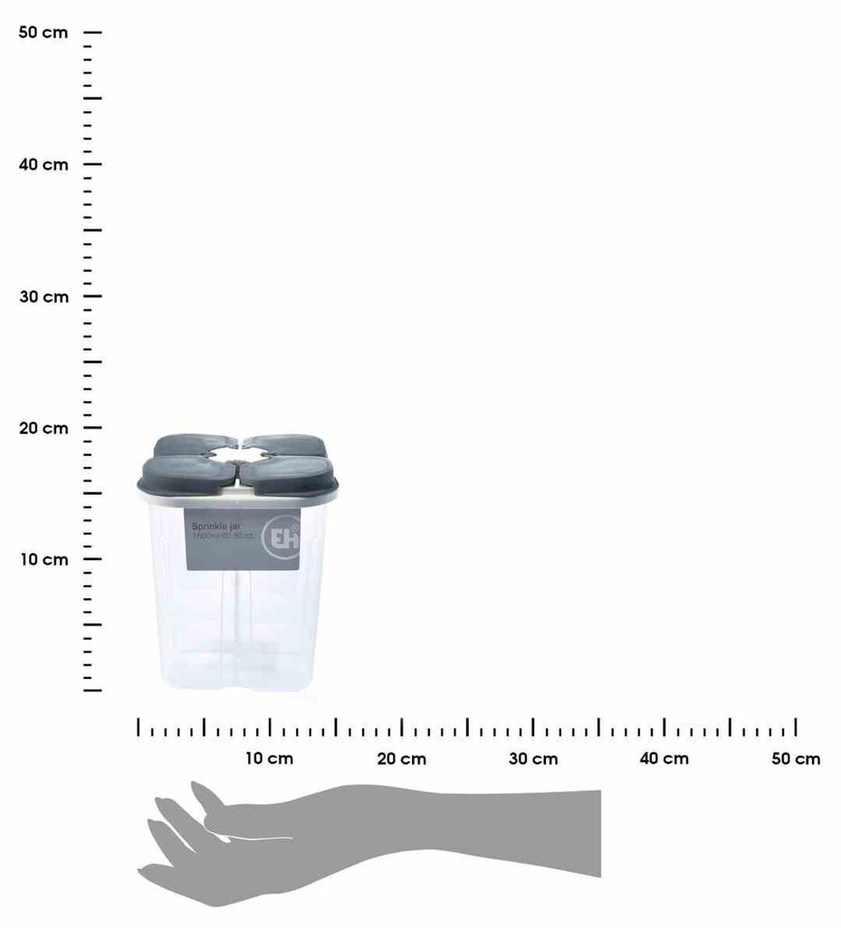 Indas, 1800 ml kaina ir informacija | Maisto saugojimo  indai | pigu.lt