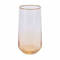 Stiklinė su auksiniu apvadu, 1 vnt. kaina ir informacija | Taurės, puodeliai, ąsočiai | pigu.lt