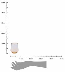 Stiklinė su auksiniu apvadu, 425 ml kaina ir informacija | Taurės, puodeliai, ąsočiai | pigu.lt