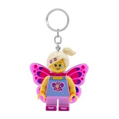 Raktų pakabutis su LED figūrėle Lego Iconic Butterfly Girl kaina ir informacija | Aksesuarai vaikams | pigu.lt