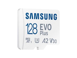 Atmiņas karte Samsung EVO Plus 128GB MicroSDXC цена и информация | Карты памяти для фотоаппаратов, камер | pigu.lt