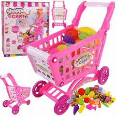 Pirkinių krepšelis Luxma, rožinis 922-09R, 28 vnt. kaina ir informacija | Žaislai mergaitėms | pigu.lt