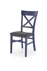 2-jų kėdžių komplektas Tutti, mėlynas/juodas kaina ir informacija | Virtuvės ir valgomojo kėdės | pigu.lt