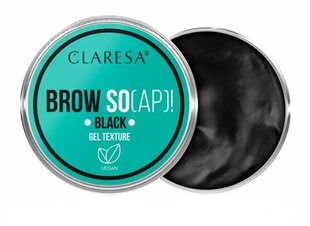 Antakių muilas Claresa Brow Soap, juoda, 30 ml цена и информация | Карандаши, краска для бровей | pigu.lt