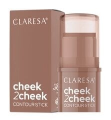 Kontūravimo pieštukas Claresa Cheek 2Cheek, 01 Neutral Sand, 6 g kaina ir informacija | Makiažo pagrindai, pudros | pigu.lt