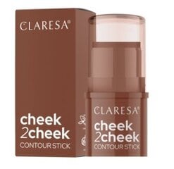 Kontūravimo lazdelė Claresa Cheek2 Cheek, 02 Milk Choco, 6 g kaina ir informacija | Makiažo pagrindai, pudros | pigu.lt