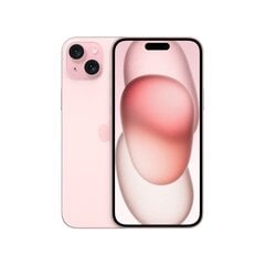 Apple iPhone 15 Plus 17 cm (6.7") Dviguba SIM jungtis iOS 17 5G C tipo USB 128 GB Rožinė цена и информация | Мобильные телефоны | pigu.lt