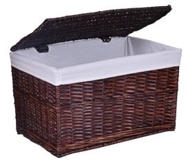 Pinta dėžė ruda 65 l цена и информация | Набор акскссуаров для ванной | pigu.lt