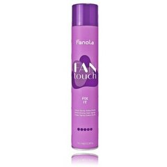 Plaukų lakas Fanola Fan Touch Fix It Extra Strong Hairspray, stiprios fiksacijos, 750 ml kaina ir informacija | Plaukų formavimo priemonės | pigu.lt