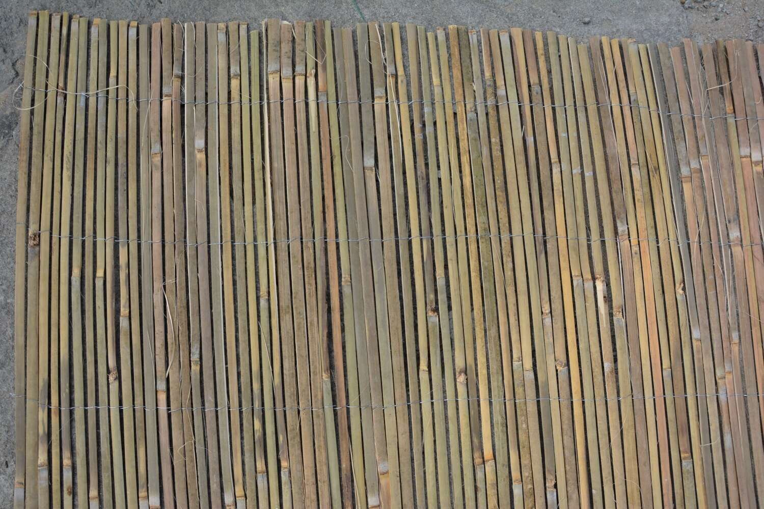Bambukinis dengiamasis kilimėlis, 1,2x3 m, rudas kaina ir informacija | Turistiniai čiužiniai ir kilimėliai | pigu.lt