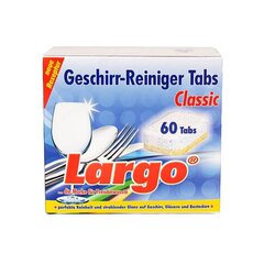Largo Classic indaplovių tabletės, 60 vnt. цена и информация | Средства для мытья посуды | pigu.lt