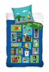 Двухсторонний комплект постельного белья Minecraft Collage, 140×200 см цена и информация | Атрибутика для игроков | pigu.lt