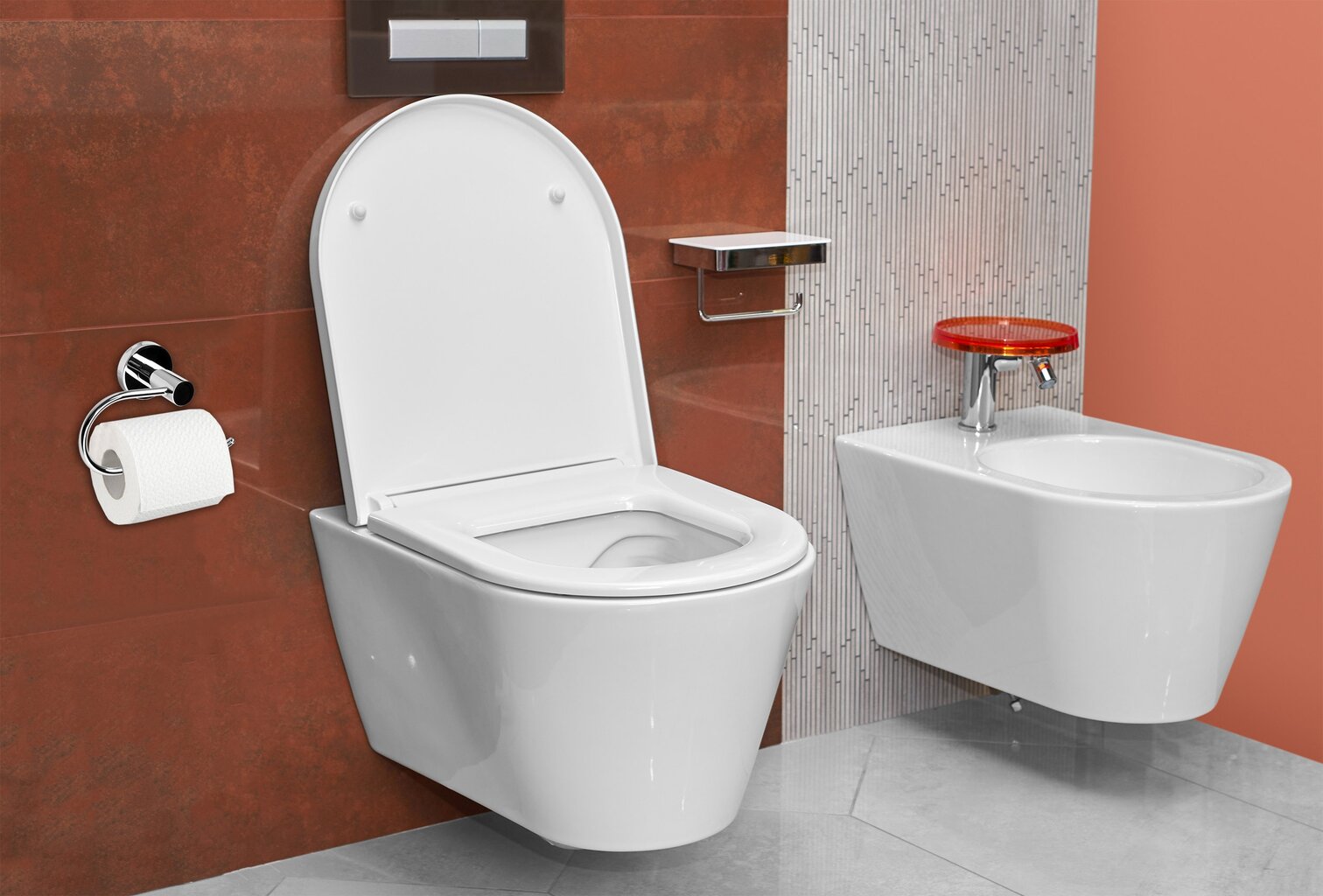 Usar sidabrinis tualetinio popieriaus laikiklis kaina ir informacija | Vonios kambario aksesuarai | pigu.lt