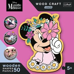 Medinė dėlionė Pelytė Minė Trefl Disney, 50 d. kaina ir informacija | Dėlionės (puzzle) | pigu.lt