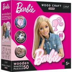 Medinė dėlionė Trefl Barbie, 50 d. цена и информация | Пазлы | pigu.lt
