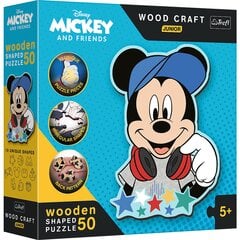 Medinė dėlionė Peliukas Mikis Trefl Disney, 50 d. kaina ir informacija | Dėlionės (puzzle) | pigu.lt