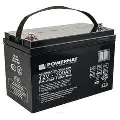 Аккумулятор Powermat, 12 В. цена и информация | Механические инструменты | pigu.lt