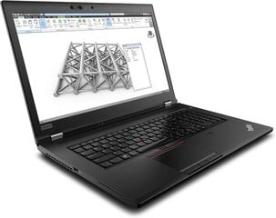 Lenovo ThinkPad P72 17.3", Intel Xeon E-2186M, 64GB, 1TB SSD, WIN 10, Juodas kaina ir informacija | Nešiojami kompiuteriai | pigu.lt