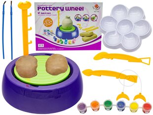 Žaislinis puodžiaus ratas Mažasis menininkas, violetinis kaina ir informacija | Lavinamieji žaislai | pigu.lt