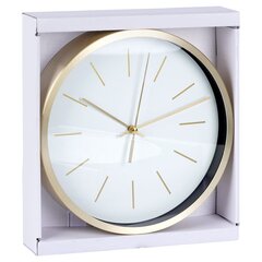 Настенные часы, черные, 25 см цена и информация | Часы | pigu.lt