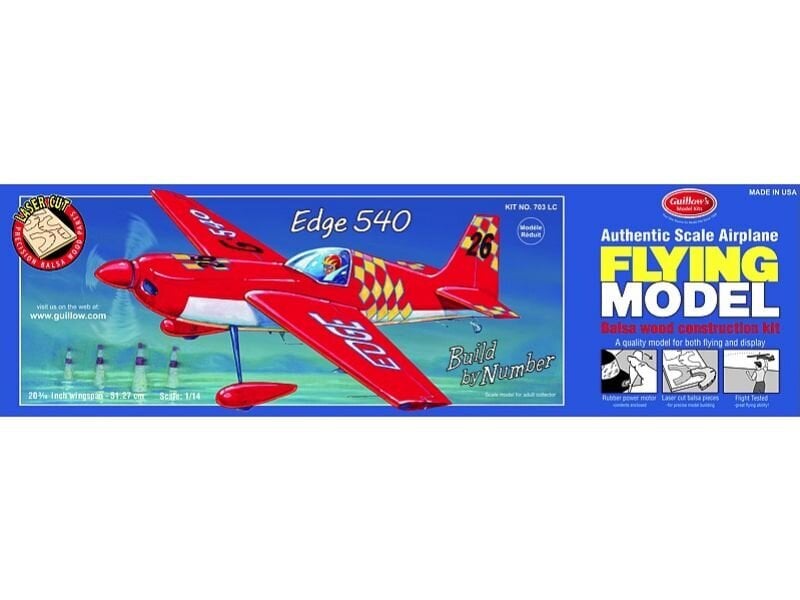 Klijuojamas modelis Edge Model KIT, raudonas kaina ir informacija | Klijuojami modeliai | pigu.lt