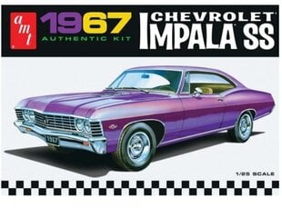 Klijuojamas modelis 1967 Chevrolet Impala SS AMT, violėtinis kaina ir informacija | Klijuojami modeliai | pigu.lt