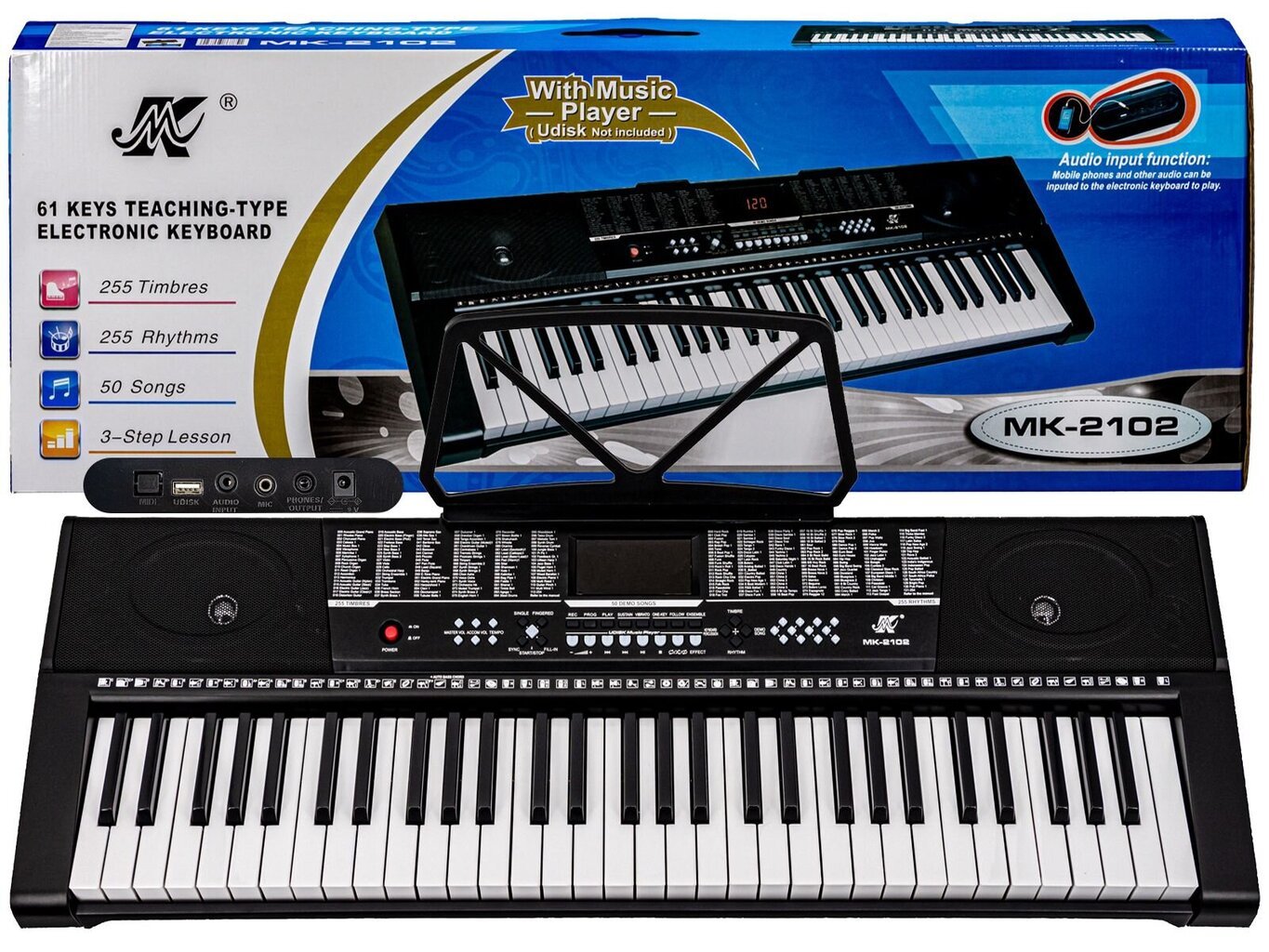 Sintezatorius MK-908 kaina ir informacija | Klavišiniai muzikos instrumentai | pigu.lt