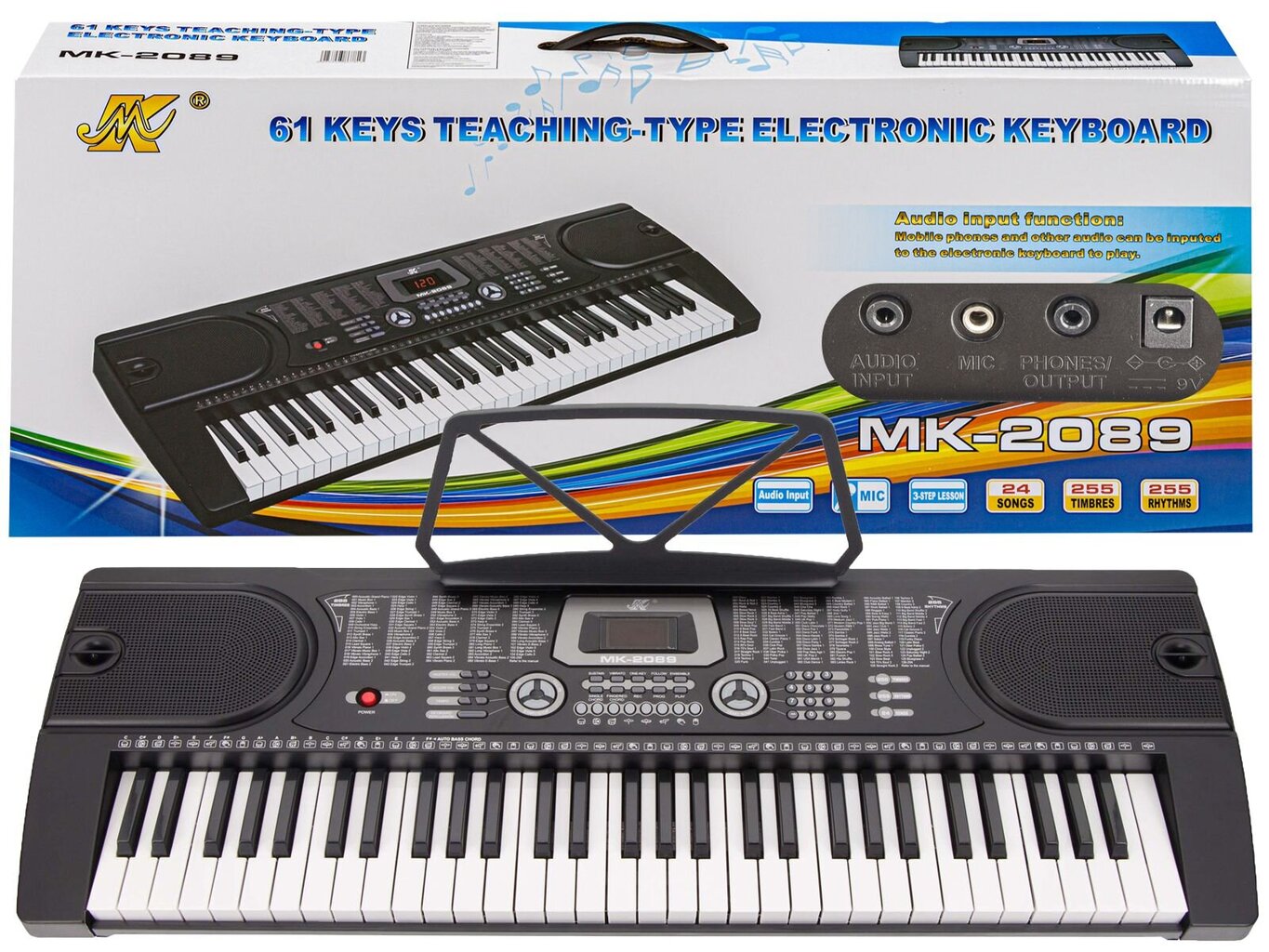 Sintezatorius MK-2089 kaina ir informacija | Klavišiniai muzikos instrumentai | pigu.lt