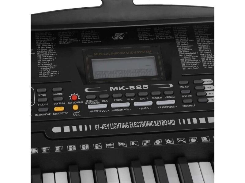 Sintezatorius MK-825 kaina ir informacija | Klavišiniai muzikos instrumentai | pigu.lt