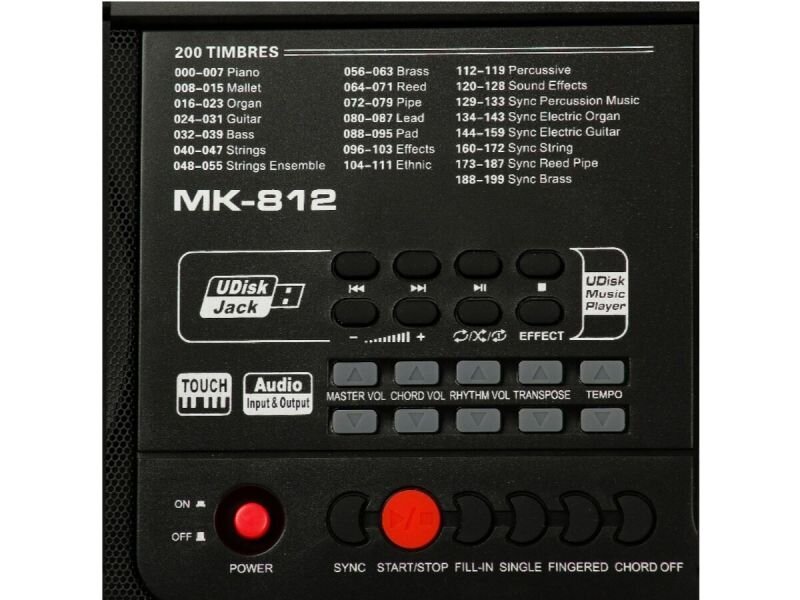 Sintezatorius MK-812 kaina ir informacija | Klavišiniai muzikos instrumentai | pigu.lt
