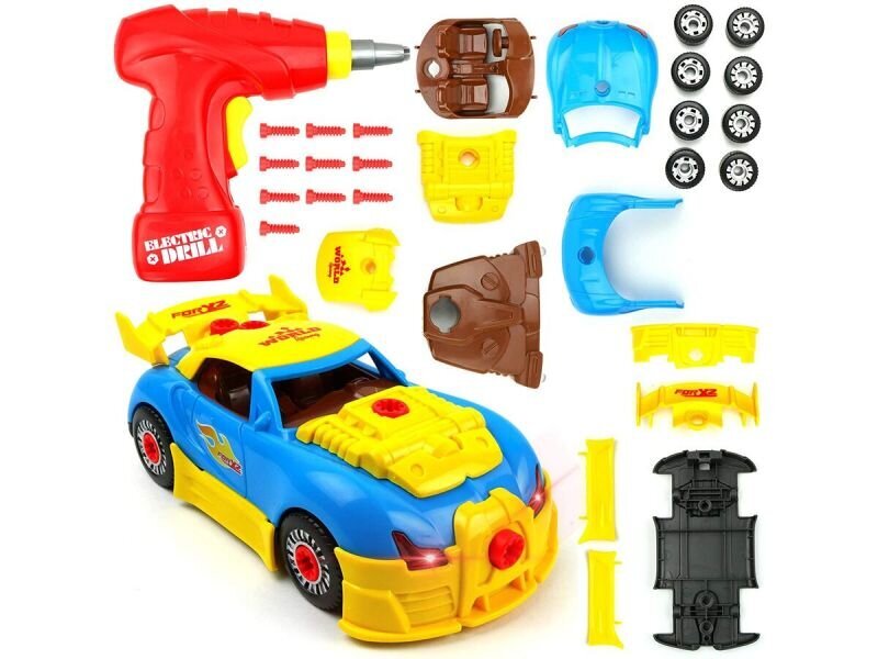 Bugatti žaislinis automobilis su įrankiais kaina ir informacija | Žaislai berniukams | pigu.lt