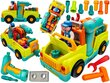Vaikiškas automobilis su darbo įrankiais Hola kaina ir informacija | Žaislai berniukams | pigu.lt