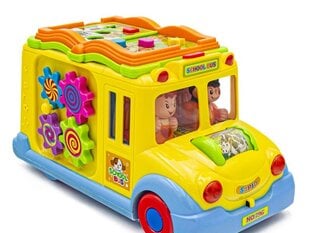 Edukacinis mokyklinis autobusas su šviesa ir garsu Hola цена и информация | Игрушки для малышей | pigu.lt