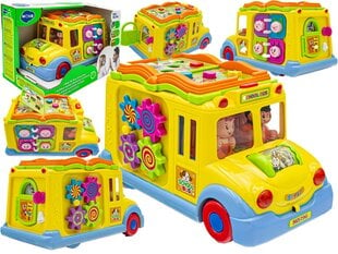 Edukacinis mokyklinis autobusas su šviesa ir garsu Hola цена и информация | Игрушки для малышей | pigu.lt