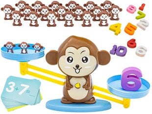 Mokymosi skaičiuoti žaidimas Monkey Balance Shuffleboard цена и информация | Настольные игры, головоломки | pigu.lt