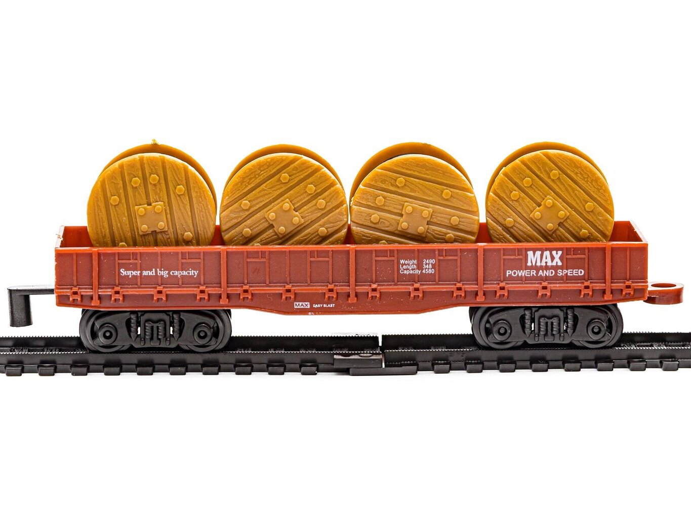 realistinis traukinys - lokomotyvas su vagonais vaikams Rail King цена и информация | Žaislai berniukams | pigu.lt