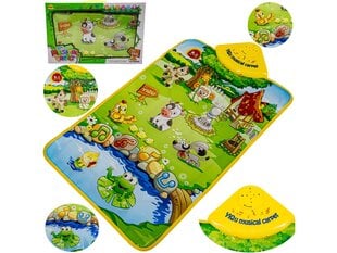 Edukacinis muzikinis kilimėlis kūdikiams Happy Farm Yiqu kaina ir informacija | Lavinamieji žaislai | pigu.lt