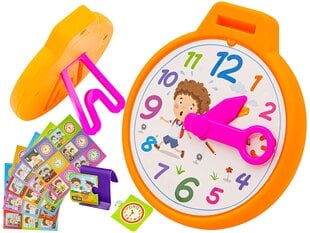 Edukacinis laikrodis su kortelėmis Xiaoshuanghe, 30 d. kaina ir informacija | Lavinamieji žaislai | pigu.lt