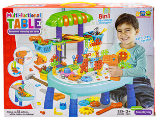 Daugiafunkcinis stalas su įrankiais vaikams kaina ir informacija | Lavinamieji žaislai | pigu.lt