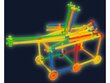 Šiaudelių konstruktorius Šviečiantys tamsoje, 1000 d. цена и информация | Konstruktoriai ir kaladėlės | pigu.lt