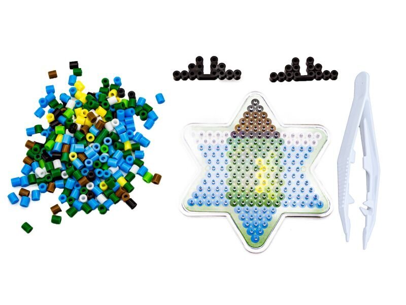 Lyginimo karoliukų kūrybinis rinkinys Žvaigždė DK kaina ir informacija | Lavinamieji žaislai | pigu.lt