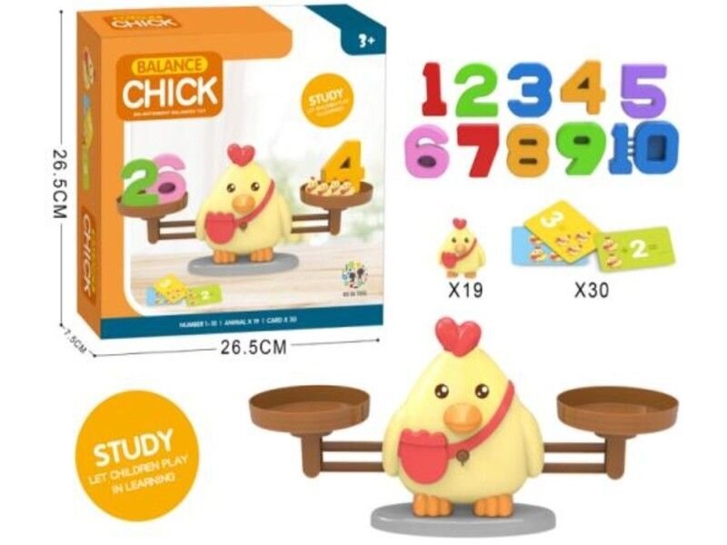 Edukacinis pusiausvyros žaidimas Chick Balance Chrld цена и информация | Lavinamieji žaislai | pigu.lt