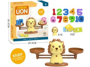 Mokymosi skaičiuoti žaidimas Lion Balance Shuffleboard цена и информация | Настольные игры, головоломки | pigu.lt