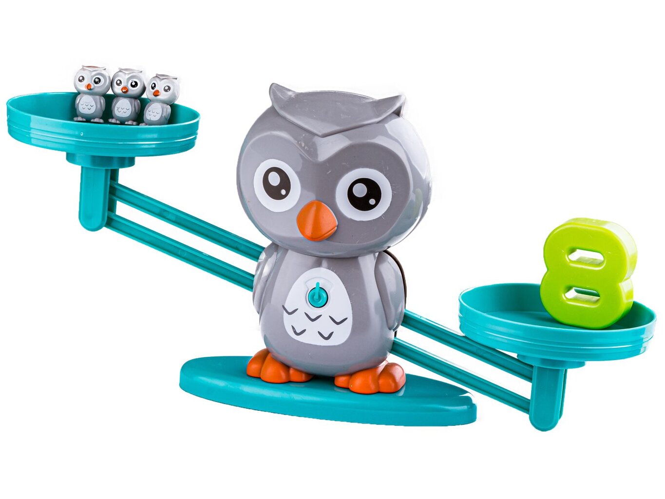 Mokymosi skaičiuoti žaidimas Owl Balance Shuffleboard цена и информация | Stalo žaidimai, galvosūkiai | pigu.lt