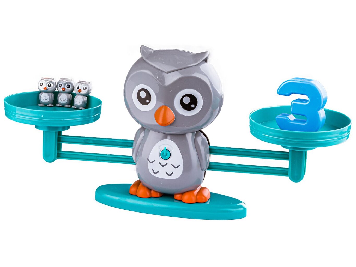 Mokymosi skaičiuoti žaidimas Owl Balance Shuffleboard цена и информация | Stalo žaidimai, galvosūkiai | pigu.lt