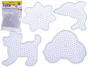 Lyginimo karoliukų pagalvėlių šablonai, 4 vnt. kaina ir informacija | Lavinamieji žaislai | pigu.lt
